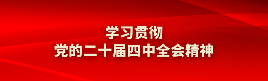 學習貫徹黨的二十屆四中全會精神